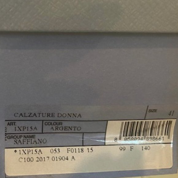 PRADA Silver Sandals Size 41 - Picture 11 of 11